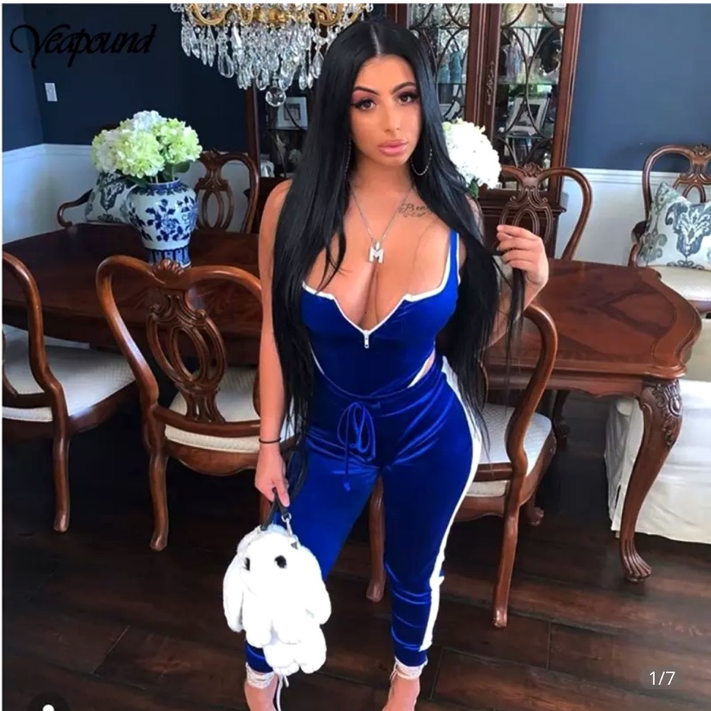 Velvet tracksuit